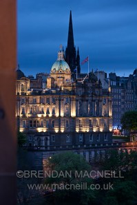 Looking over to Edinburgh's old town by Brendan MacNeill