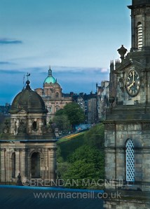 View from the Caledonian Hotel, Edinburgh
