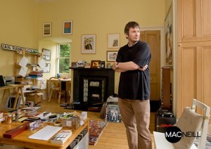 Ian Rankin by Brendan MacNeill